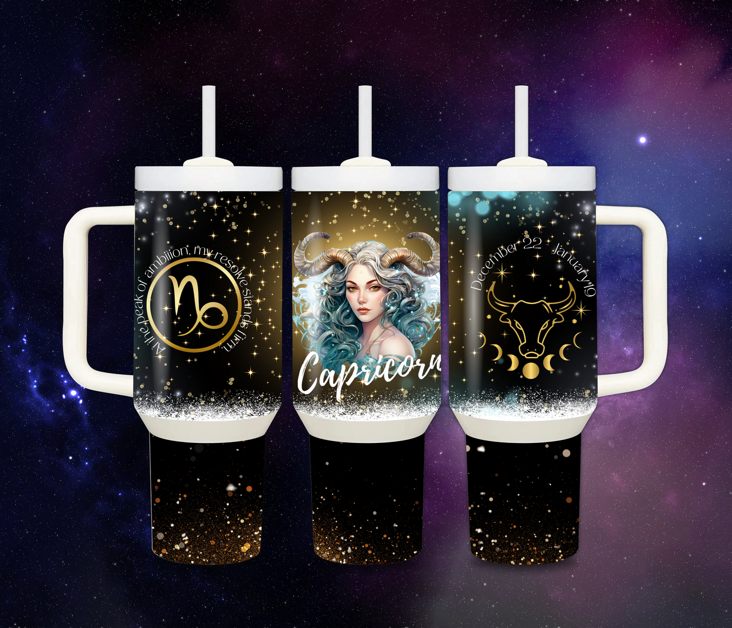 40 oz Thermal Zodiac Tumblers