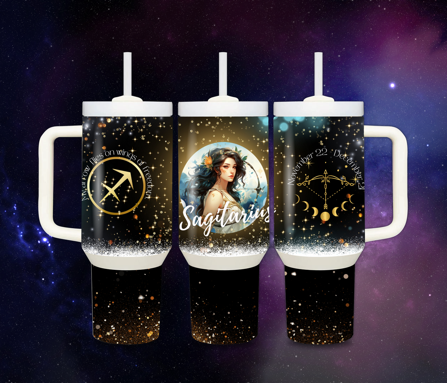 40 oz Thermal Zodiac Tumblers