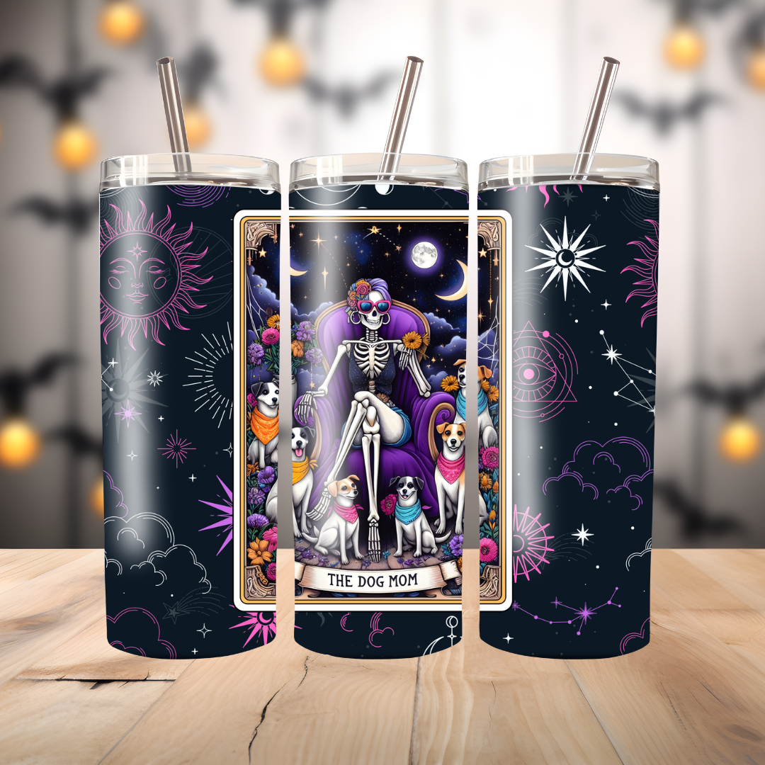 20oz Thermal Terrifyingly Relatable Tarot "Skinny" Tumblers