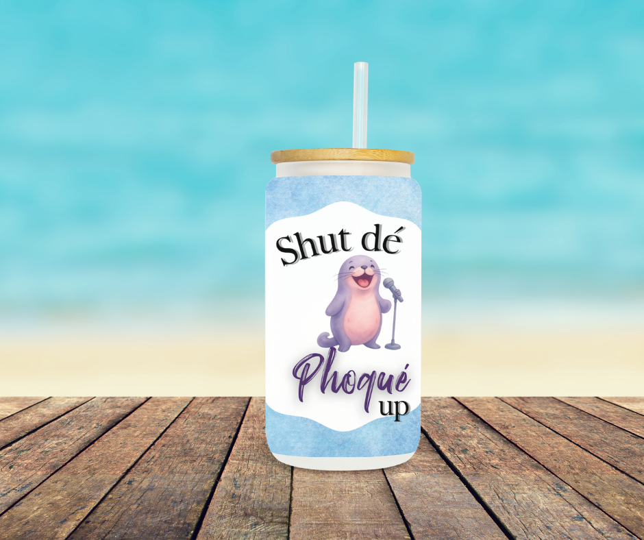 16oz Snarky Glass Sippers