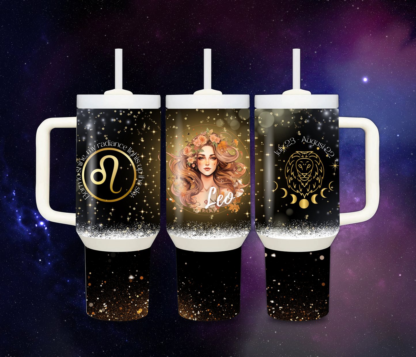 40 oz Thermal Zodiac Tumblers