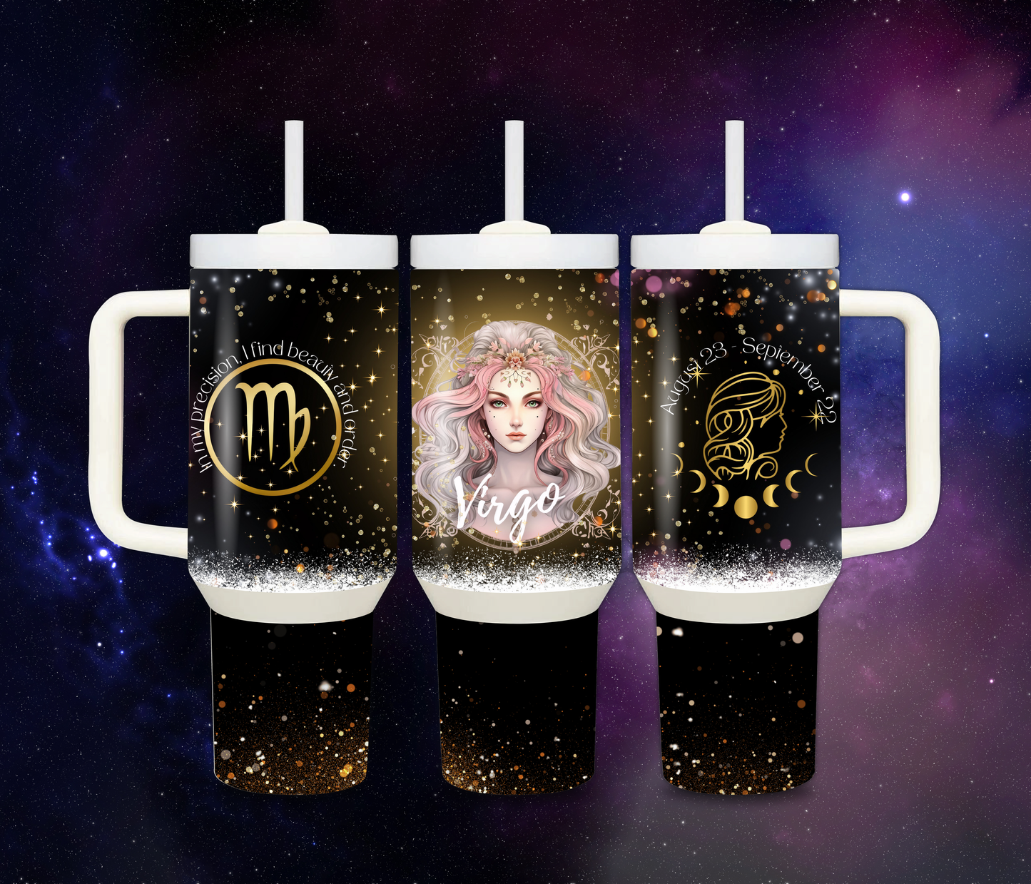 40 oz Thermal Zodiac Tumblers