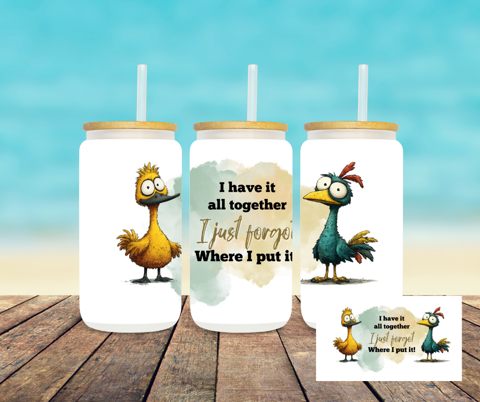 16oz Snarky Glass Sippers