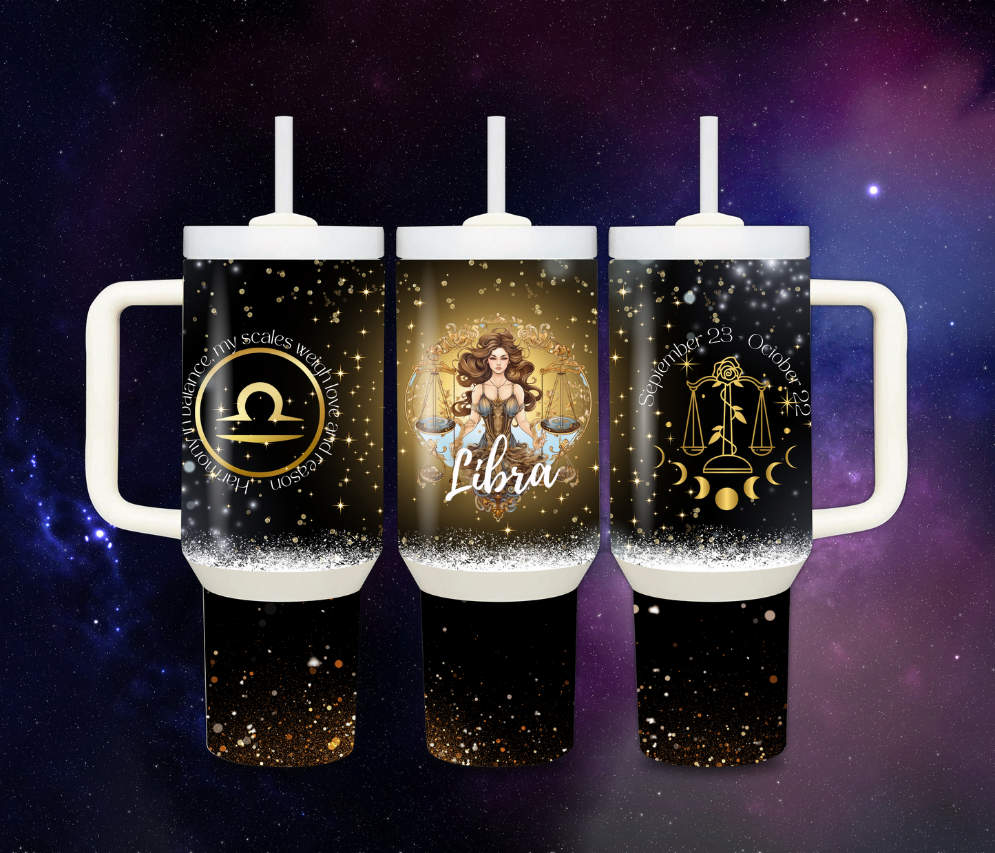 40 oz Thermal Zodiac Tumblers