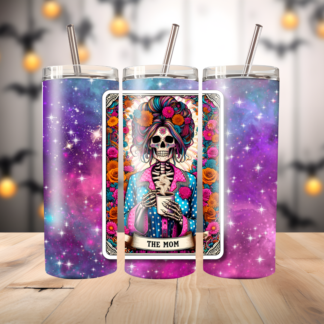 20oz Thermal Terrifyingly Relatable Tarot "Skinny" Tumblers