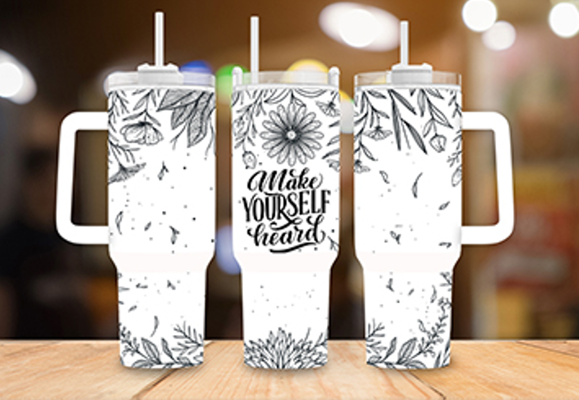 40 oz Thermal Motivational Tumblers