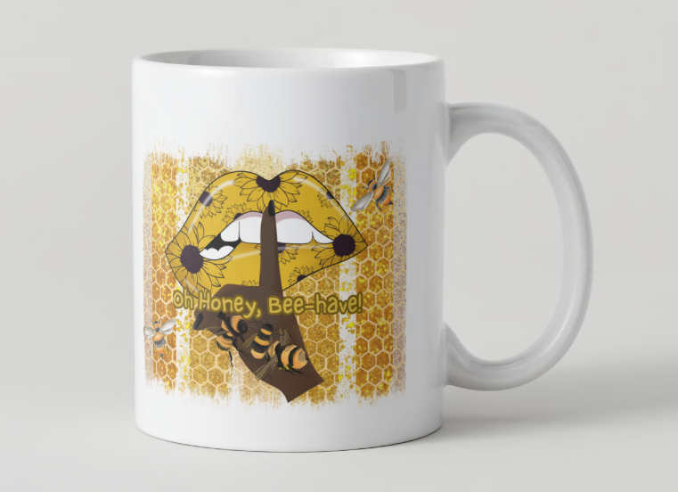 Oh Honey, Bee-Have - For The Bees Mugs