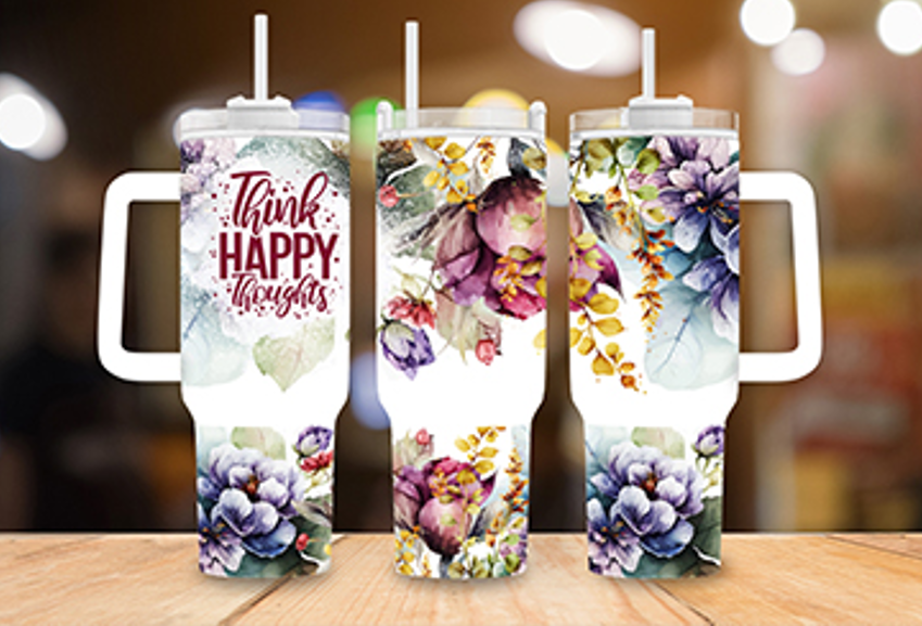 40 oz Thermal Motivational Tumblers